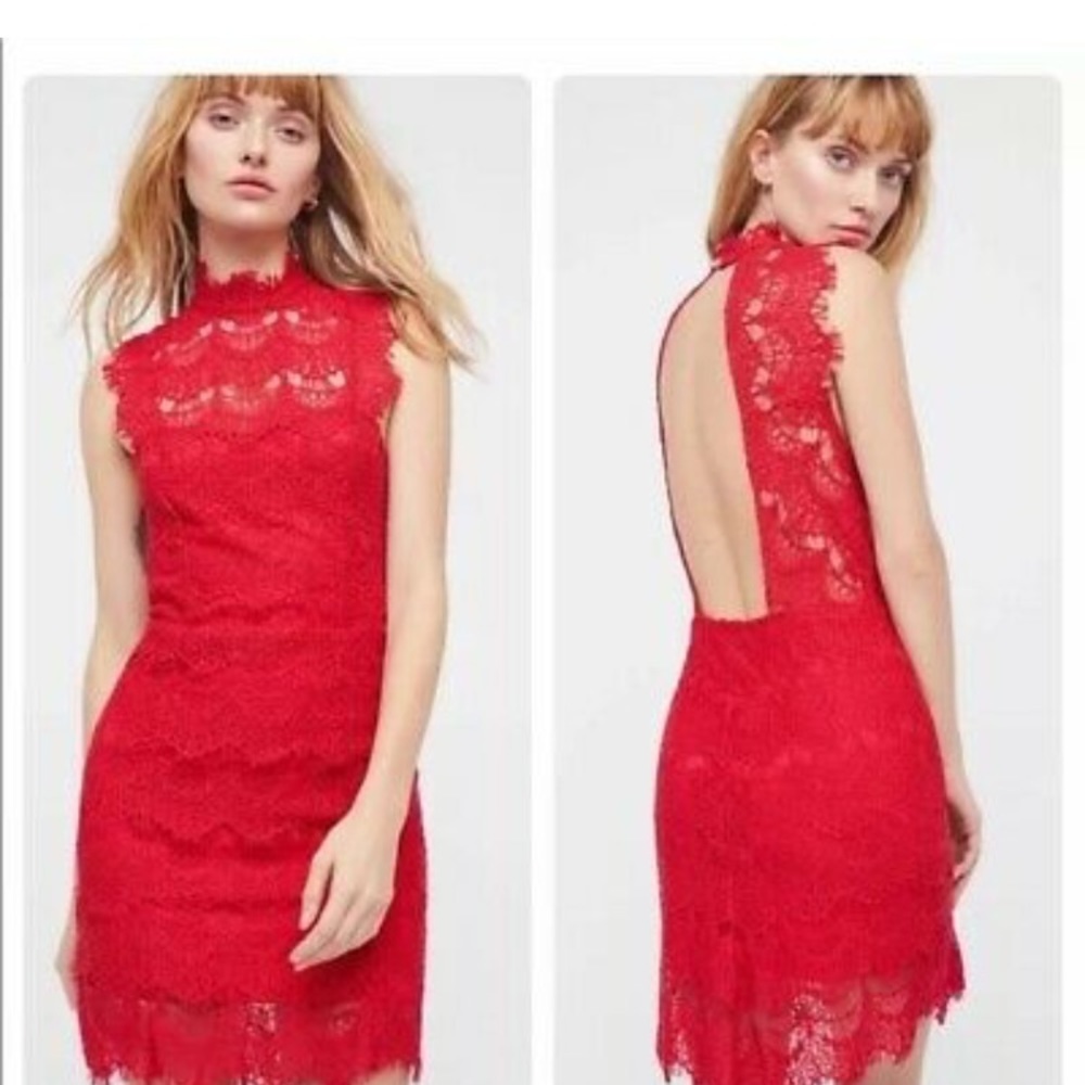 NWT intimately free people‎ cherry dress size L